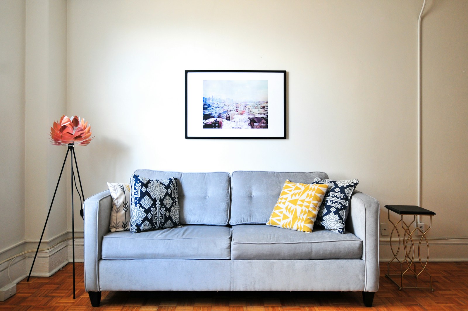 Family choosing a streaming show in a cozy living room.